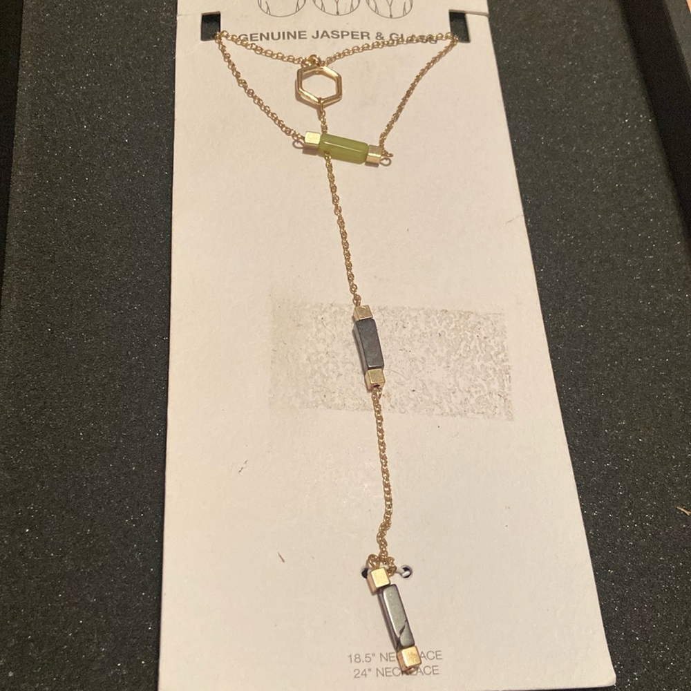 Genuine Jasper Glass